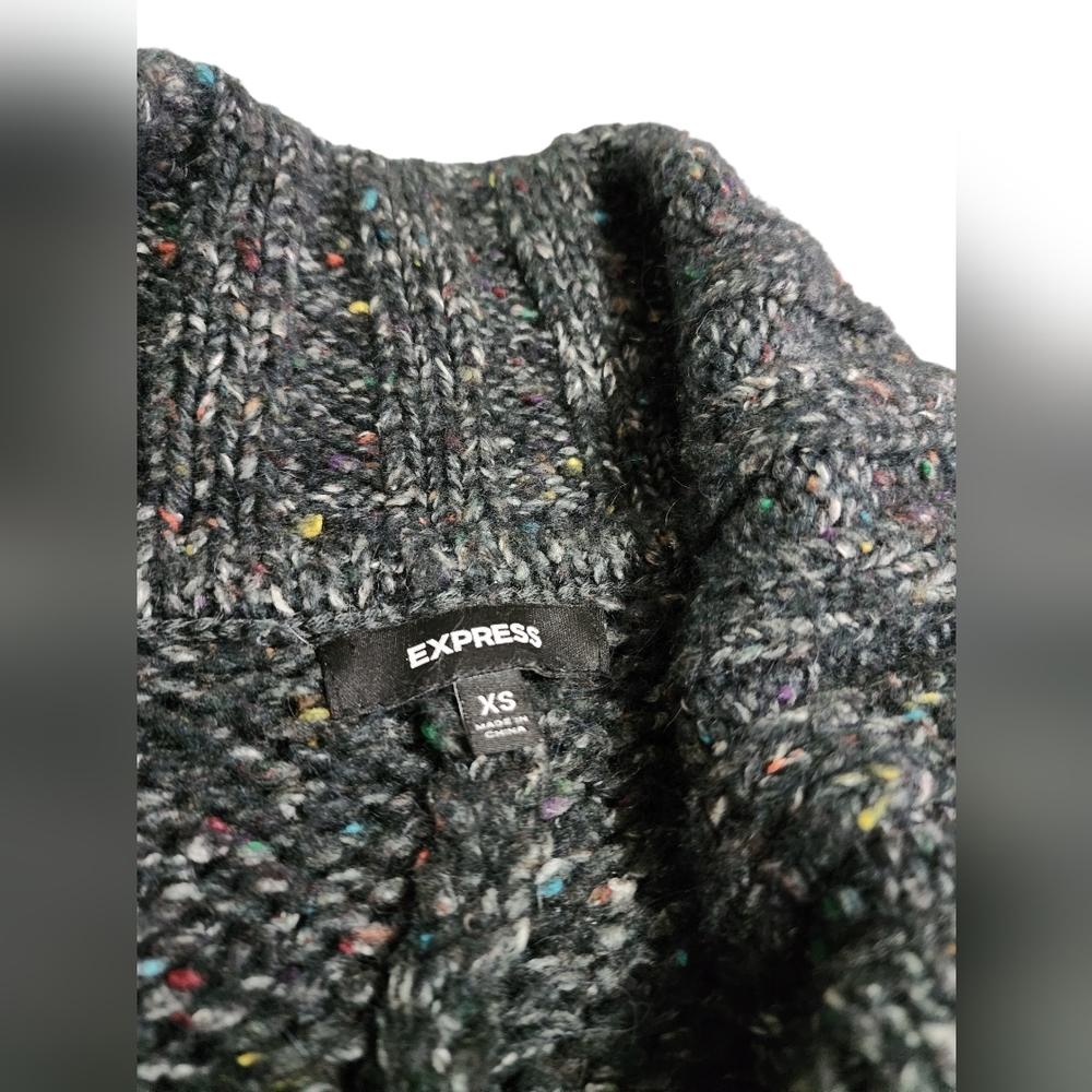 Express Short Sleeve Cardigan, Size S - Picture 2 of 3
